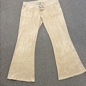Juicy Couture women’s L retro velour pants